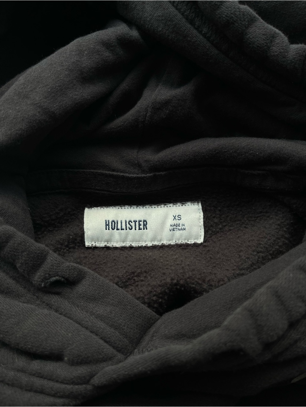 Hollister Black Hooded Sweatshirt soft ORACLE racing redbull xs men boys youth - Picture 5 of 5